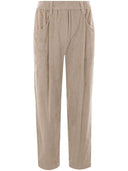 Brunello Cucinelli Straight-leg corduroy trousers