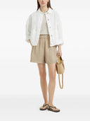 Camiseta de algodón a rayas Brunello Cucinelli