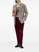 suéter de cuello alto jacquard Brunello Cucinelli