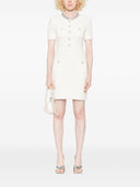 Self-Portrait Embellished button-detailed mini dress