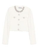 Self-Portrait Embellished-buttons cardigan