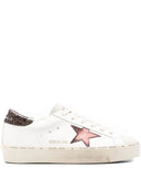 Golden Goose Hi Star в белой наппе с кожаной звездой и задником