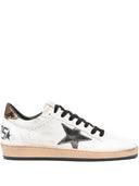 Zapatilla de mujer Golden Goose Ball Star de napa con estrella y talón