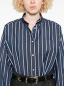 Camisa de botones a rayas Brunello Cucinelli