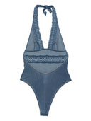 Ermanno Scervino Crochet-lace halter swimsuit