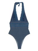 Ermanno Scervino Crochet-lace halter swimsuit