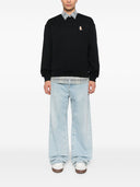 Sudadera de algodón con zorro bordado de Maison Kitsuné