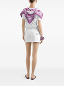 Dolce & Gabbana foulard-panelled cotton T-shirt