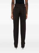 Alexander McQueen Pressed-crease tailored trousers