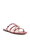Sandalias de tres tiras Valentino Garavani Rockstud