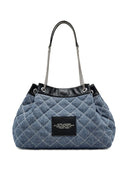 Bolso saco grande de cadena de mezclilla acolchada Marc Jacobs