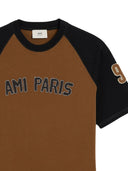 Camisetas y polos marrones Ami Paris