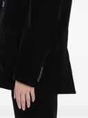 Chaqueta de terciopelo cruzada Cassandre de Saint Laurent