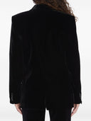 Chaqueta de terciopelo cruzada Cassandre de Saint Laurent