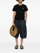 Camiseta de algodón Maison Kitsuné con bordado de zorro