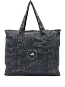 Adidas By Stella McCartney Foldable bag with a slightly shiny crocodile print