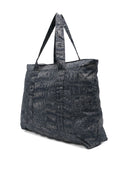 Bolsa plegable Adidas By Stella McCartney con estampado de cocodrilo ligeramente brillante