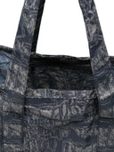Bolsa plegable Adidas By Stella McCartney con estampado de cocodrilo ligeramente brillante