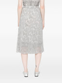 Falda midi plisada floral Ermanno Scervino