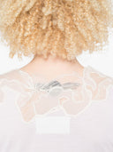 Top de manga larga con encaje insertado de Ermanno Scervino