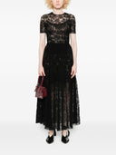 Топ из сетки с цветочным кружевом Ermanno Scervino