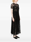 Top de malla con encaje floral Ermanno Scervino