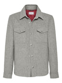 Chaqueta con bolsillos estilo camisa Brunello Cucinelli