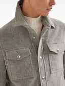 Chaqueta con bolsillos estilo camisa Brunello Cucinelli