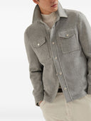 Chaqueta con bolsillos estilo camisa Brunello Cucinelli