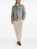 Chaqueta con bolsillos estilo camisa Brunello Cucinelli