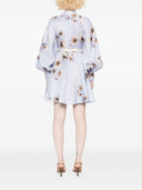 Zimmermann Floral-print linen mini dress