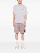 Camiseta con parche de logo bordado Maison Kitsuné