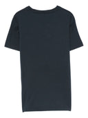 Camiseta con logo bordado Maison Kitsuné