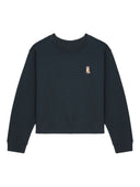 Sudadera bordada con zorro de Maison Kitsuné