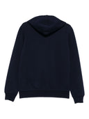 Brunello Cucinelli Cotton, cashmere and silk French terry double cloth hooded sweatshirt with zipper