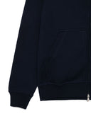 Brunello Cucinelli Cotton, cashmere and silk French terry double cloth hooded sweatshirt with zipper