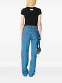 MARINE SERRE Vaqueros Azul Claro