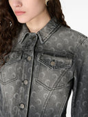 Marine Serre Moon laser denim jacket