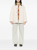 Ami Paris Coats Beige