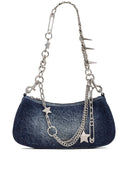 Marc Jacobs The Faded Denim Charm Shoulder Bag