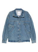 The Attico Coats Clear Blue