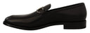 Suave Black Leather Gancio Bit Loafers Salvatore Ferragamo