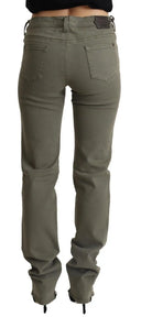 Chic Grey Low Waist Skinny Jeans - Allure Absolue