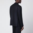 Tagliatore Navy blue single-breasted wool and cashmere jacket
