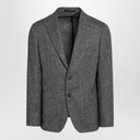 Tagliatore Single-breasted wool herringbone jacket Tagliatore