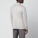 Tagliatore Beige double-breasted wool-blend jacket