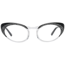 Элегантная черная оправа дизайнерских очков