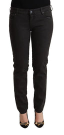 Chic Black Low Waist Skinny Denim - Allure Absolue