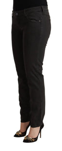 Chic Black Low Waist Skinny Denim - Allure Absolue