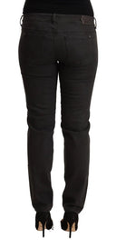 Chic Black Low Waist Skinny Denim - Allure Absolue